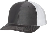 Richardson 112 Snapback Trucker Caps - Charcoal White - Dark Gray White / OSFM