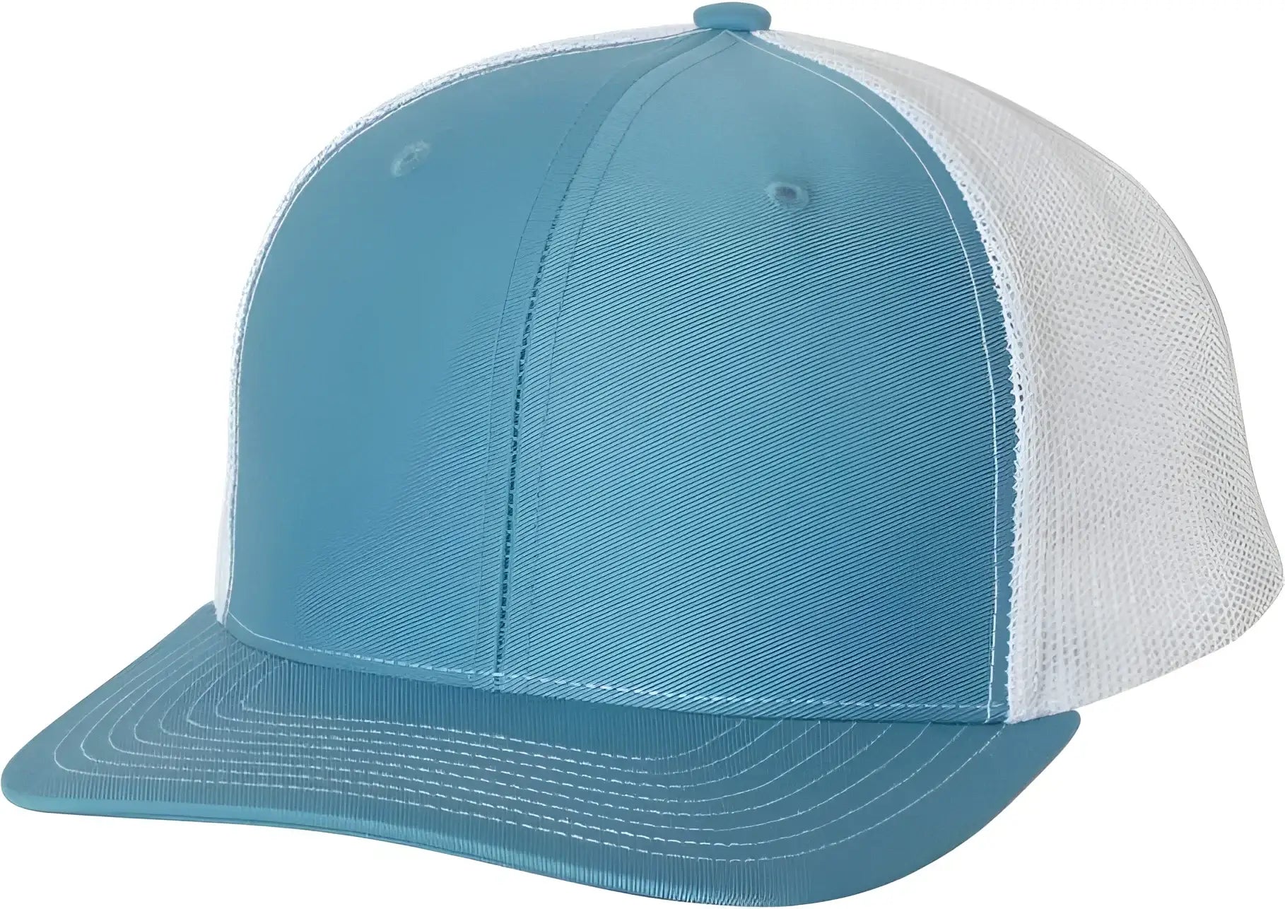 Richardson 112 Snapback Trucker Caps - Columbia Blue White - Columbia Blue White / OSFM