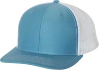 Richardson 112 Snapback Trucker Caps - Columbia Blue White - Columbia Blue White / OSFM