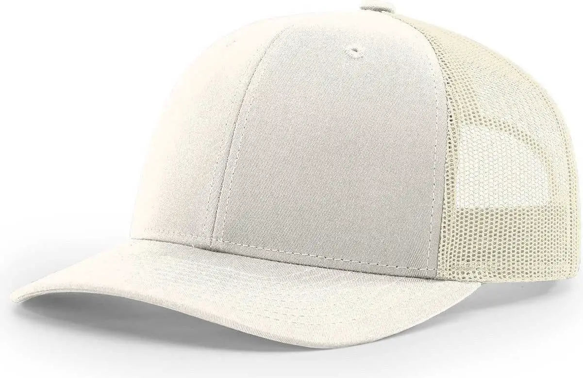 Richardson 112 Snapback Trucker Caps - Cream - Ivory / One Size Fits Most