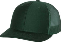 Richardson 112 Snapback Trucker Caps - Dark Green - Forest / SM