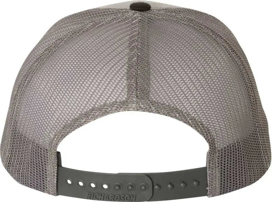 Richardson 112 Snapback Trucker Caps - Gray Charcoal Black - Gray Dark Gray / OSFM