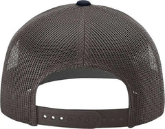 Richardson 112 Snapback Trucker Caps - Gray Charcoal Navy - Gray Dark Gray / OSFM