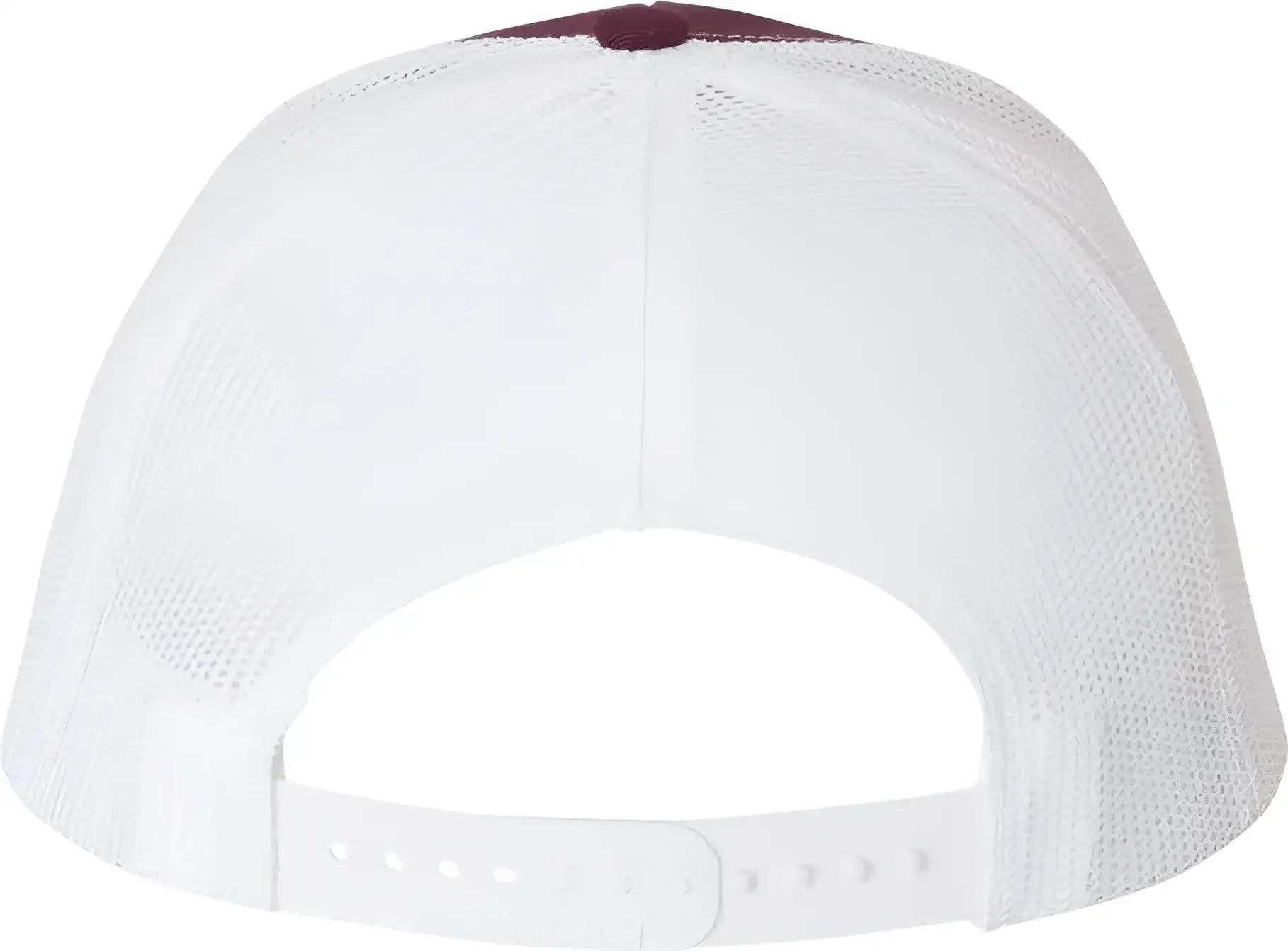Richardson 112 Snapback Trucker Caps - Maroon White - Maroon White / OSFM