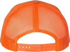 Richardson 112 Snapback Trucker Caps - Orange - Orange / OSFM