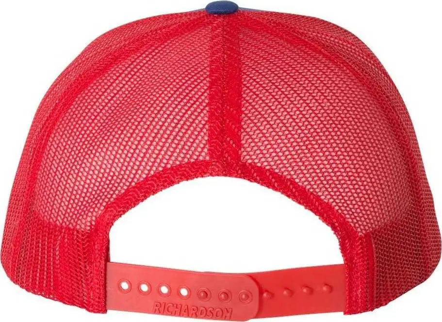 Richardson 112 Snapback Trucker Caps - Royal Red - Royal Red / OSFM