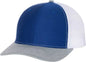 Richardson 112 Snapback Trucker Caps - Royal White Heather Gray - Royal Gray / OSFM