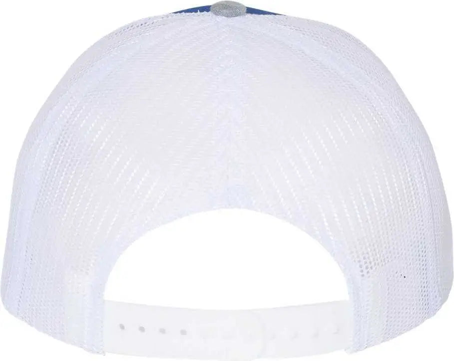 Richardson 112 Snapback Trucker Caps - Royal White Heather Gray - Royal Gray / OSFM