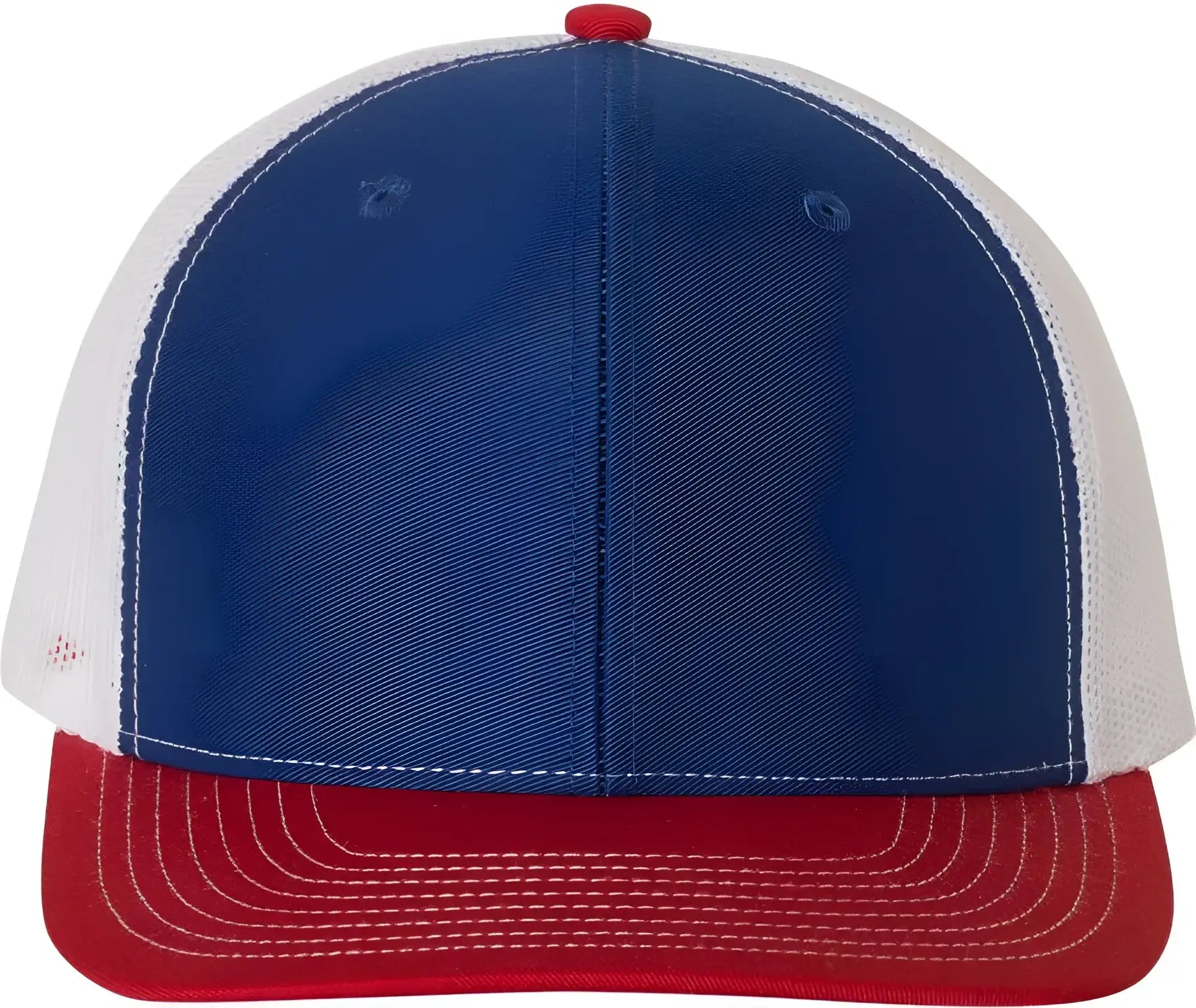 Richardson 112 Snapback Trucker Caps - Royal White Red - Royal Red / OSFM