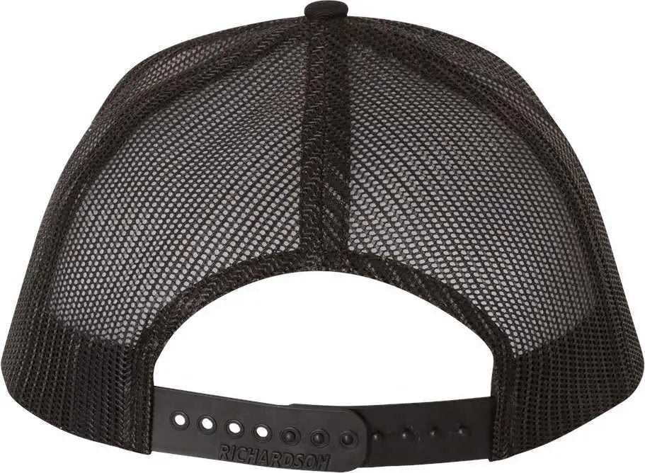 Richardson 112 Snapback Trucker Caps - White Black - White Black / OSFM