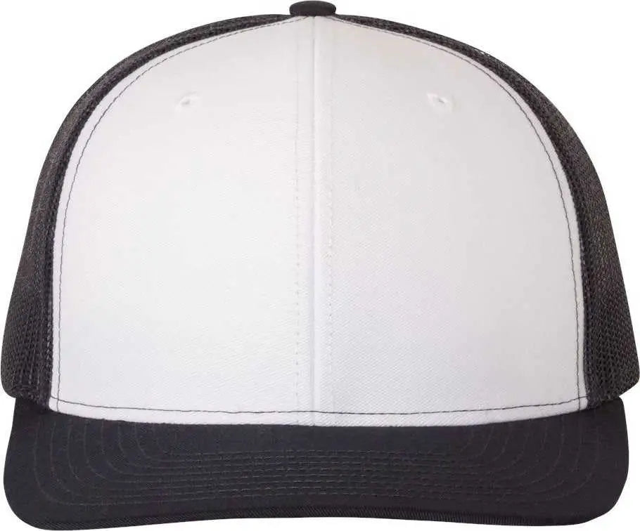 Richardson 112 Snapback Trucker Caps - White Navy - White Navy / OSFM