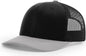Richardson 112 Trucker Cap - Black Gray - Black Gray / OSFM