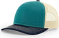 Richardson 112 Trucker Cap - Blue Teal Birch Navy - Blue Teal Navy / OSFM