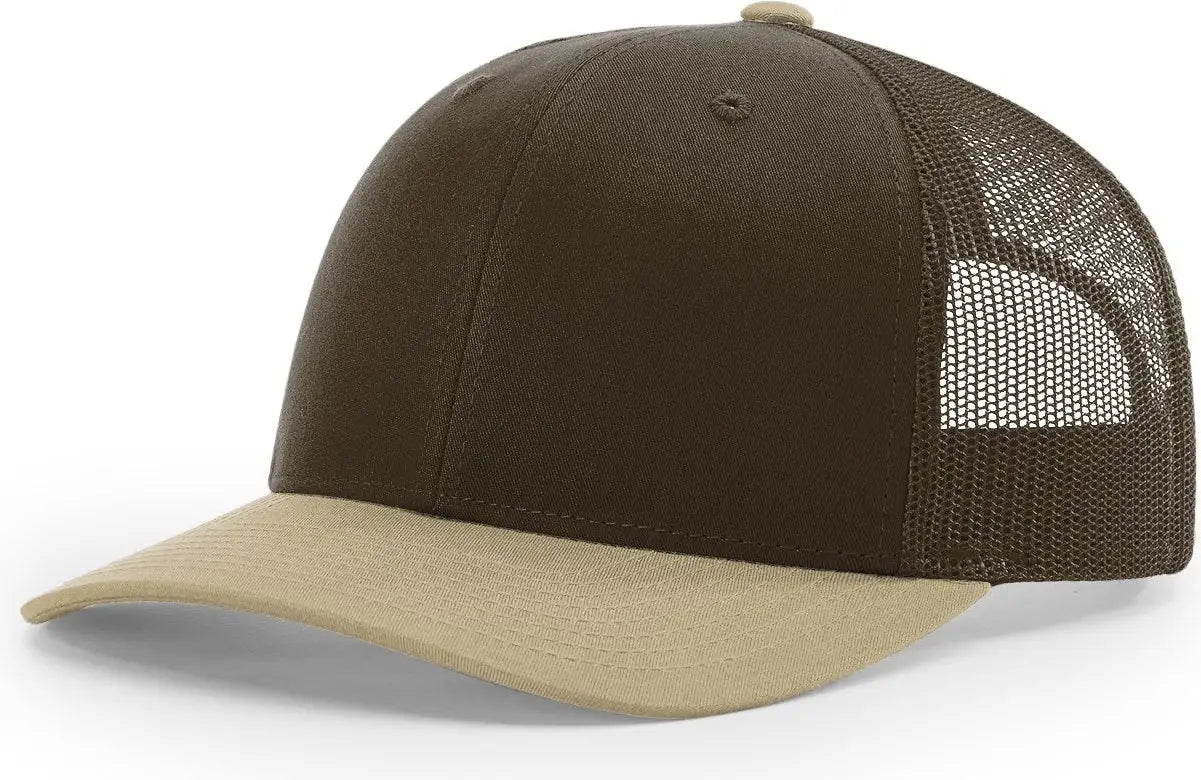 Richardson 112 Trucker Cap - Brown Khaki - Brown Khaki / OSFM