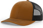 Richardson 112 Trucker Cap - Caramel Black - Tan Black / OSFM