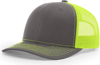 Richardson 112 Trucker Cap - Charcoal Neon Yellow - Dark Gray Yellow / OSFM