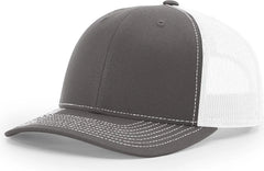 Richardson 112 Trucker Cap - Charcoal White - Dark Gray White / OSFM