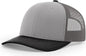 Richardson 112 Trucker Cap - Gray Charcoal Black - Gray Dark Gray / OSFM