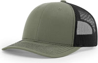 Richardson 112 Trucker Cap - Loden Black - Dark Gray Black / OSFM