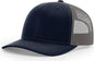 Richardson 112 Trucker Cap - Navy Charcoal - Navy Dark Gray / OSFM