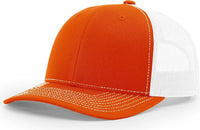 Richardson 112 Trucker Cap - Orange White - Orange White / OSFM