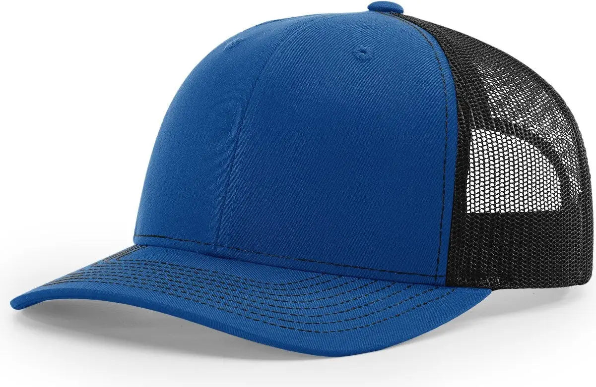 Richardson 112 Trucker Cap - Royal Black - Royal Black / OSFM