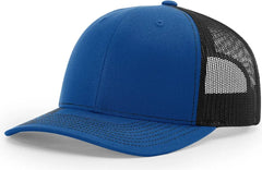 Richardson 112 Trucker Cap - Royal Black - Royal Black / OSFM
