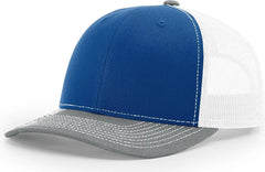 Richardson 112 Trucker Cap - Royal White Heather Gray - Royal Gray / OSFM