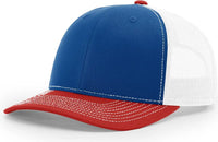 Richardson 112 Trucker Cap - Royal White Red - Royal Red / OSFM