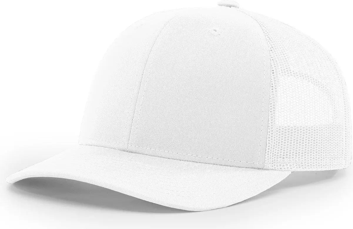 Richardson 112 Trucker Cap - White - White / OSFM