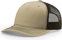 Richardson 112FP Five Panel Trucker Cap - Khaki Coffee - Khaki Coffee / OSFM