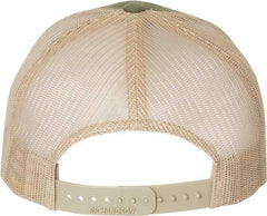 Richardson 112FP Trucker Caps Army Olive Green Tan Olive Tan / OSFM