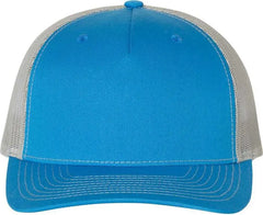 Richardson 112FP Trucker Caps Cobalt Blue Gray Blue Gray / OSFM