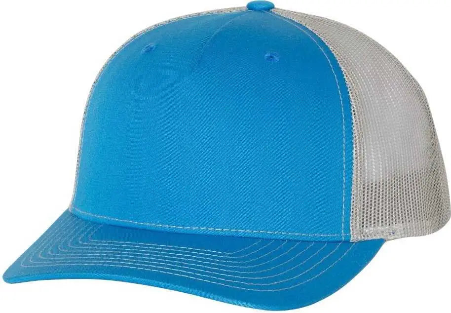 Richardson 112FP Trucker Caps Cobalt Blue Gray Blue Gray / OSFM