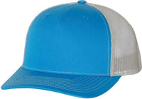 Richardson 112FP Trucker Caps Cobalt Blue Gray Blue Gray / OSFM