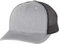 Richardson 112FP Trucker Caps Heather Gray Black Gray Black / OSFM