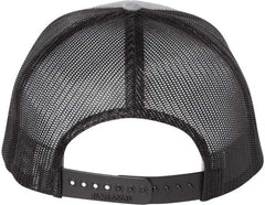 Richardson 112FP Trucker Caps Heather Gray Black Gray Black / OSFM