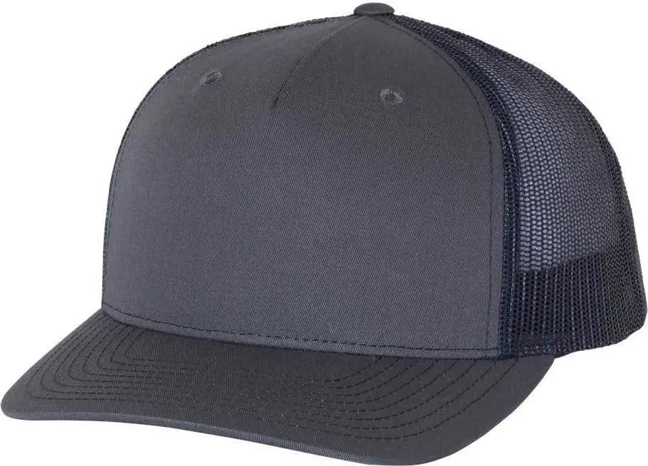Richardson 112FP Trucker Caps Ombre Blue Navy Gray Navy / OSFM