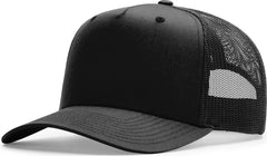 Richardson 112FPC Five Panel Champ Trucker Cap - Charcoal Ice Gray - Dark Gray Light Gray / OSFM