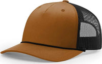 Richardson 112FPR Rope Trucker Caps Caramel Black Caramel Black / OSFM