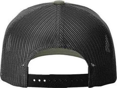 Richardson 112FPR Rope Trucker Caps - Loden Green Black - Green Black / OSFM