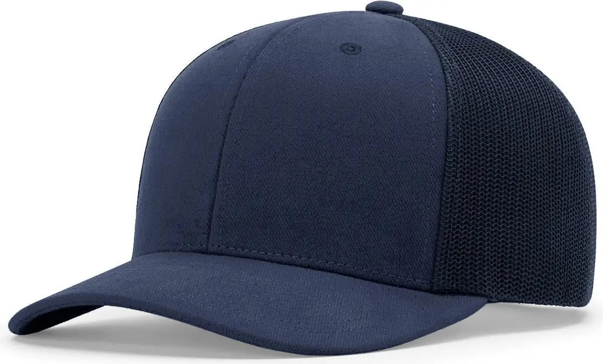 Richardson 112LN Lined Trucker Cap - Deep Blue Navy - Deep Blue Navy / OSFM