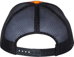 Richardson 112P Patterned Snapback Trucker Caps - Kryptek Inferno Black - Kryptek Black / OSFM