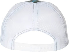 Richardson 112P Patterned Snapback Trucker Caps - Kryptek Neptune White - Kryptek White / One Size Fits Most
