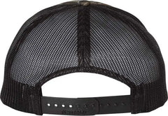 Richardson 112P Patterned Snapback Trucker Caps - Realtree Original Black - Realtree Black / OSFM