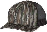 Richardson 112P Patterned Snapback Trucker Caps - Realtree Original Black - Realtree Black / OSFM