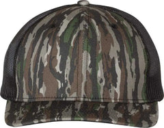 Richardson 112P Patterned Snapback Trucker Caps - Realtree Original Black - Realtree Black / OSFM