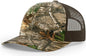 Richardson 112P Printed Trucker Cap - Realtree Edge Brown - Realtree Edge Brown / OSFM