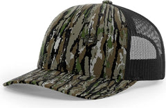 Richardson 112P Printed Trucker Cap - Realtree Original Black - Realtree Original Black / OSFM