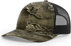 Richardson 112P Printed Trucker - Realtree Excape Black - Realtree Excape Black / OSFM